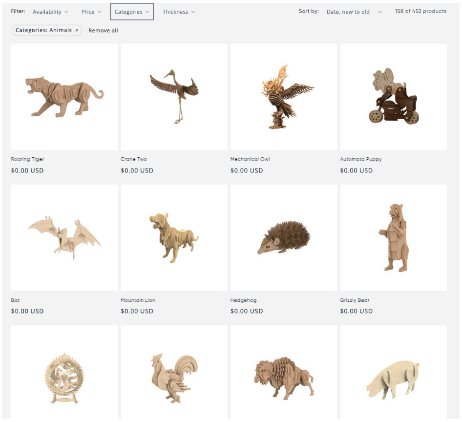 categories